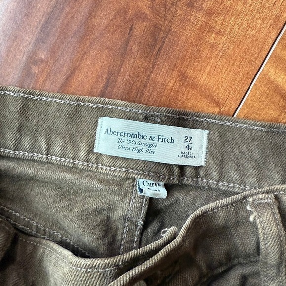 Abercrombie & Fitch Brown Straight Leg Jeans - Picture 3 of 7